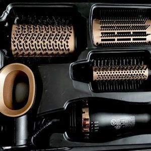 Hair Dryer Brush, 4-in-1 Round Hot Air Spin Brush Kit for Styling